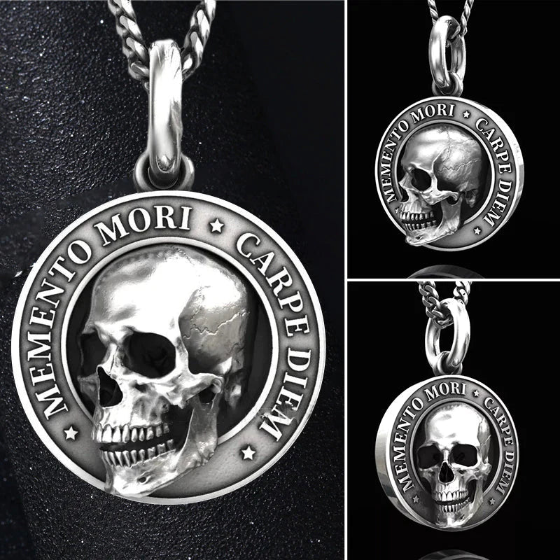 Memento Mori Skull Pendant