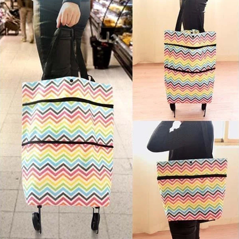 🛍Foldable Shopping Trolley Tote Bag