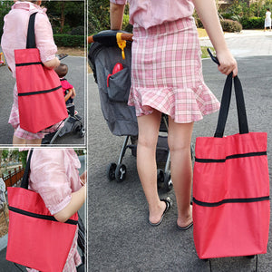 🛍Foldable Shopping Trolley Tote Bag