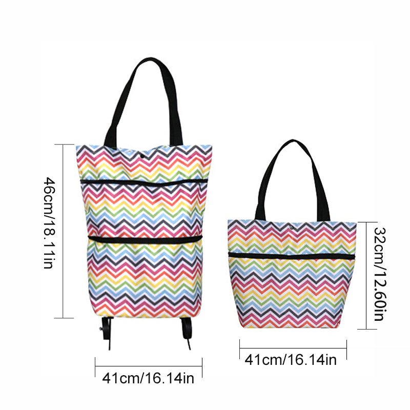 🛍Foldable Shopping Trolley Tote Bag