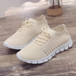 Women Walking Mesh Lace Up Casual Breathable Sneakers