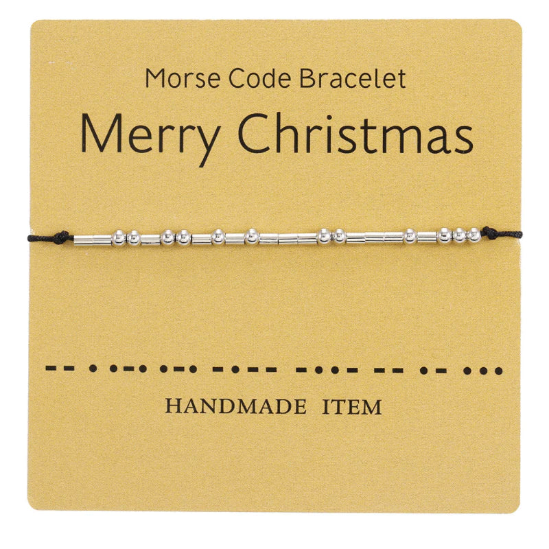 Morse Code Couple Bracelet