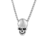 Halloween Punk Gothic Skull Head Pendant Necklace
