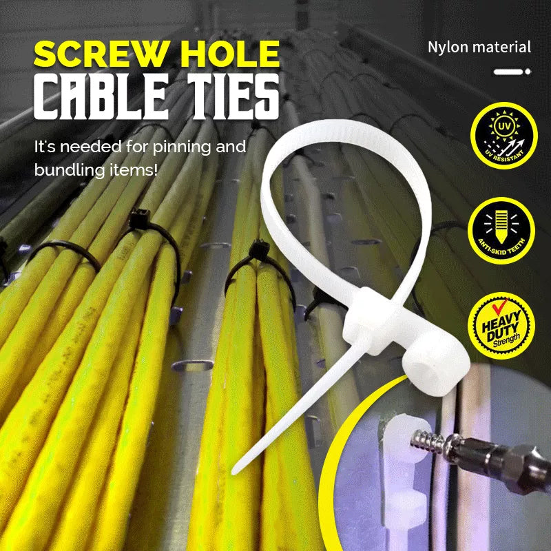 Screw Hole Cable Ties