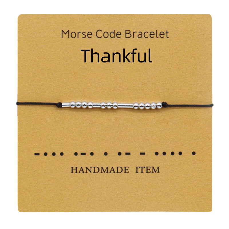 Morse Code Couple Bracelet