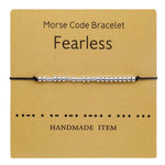 Morse Code Couple Bracelet