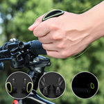 Ergonomically designed bike grips