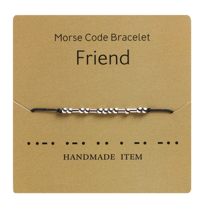 Morse Code Couple Bracelet