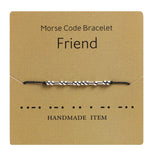 Morse Code Couple Bracelet