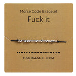 Morse Code Couple Bracelet