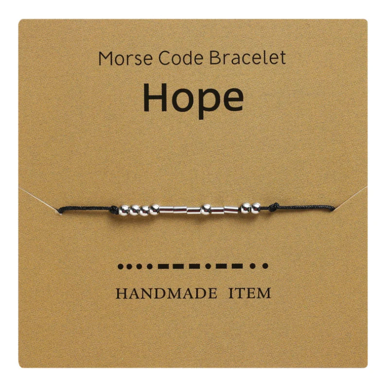 Morse Code Couple Bracelet