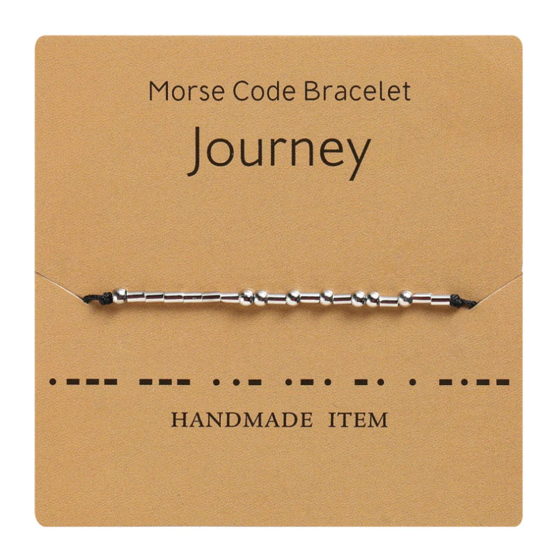 Morse Code Couple Bracelet