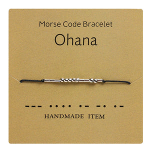 Morse Code Couple Bracelet